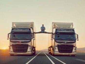 Van Damme, yeni Volvo FM reklamında