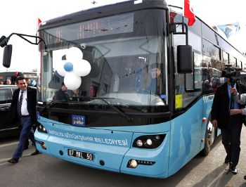 Antalya Büyükşehir'den toplu ulaşıma 50 yeni otobüs