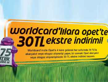 Opet, Worldcard ile kazandırıyor