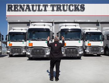 Zorlu bölgelerde Renault  Trucks