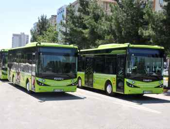 Allison şanzımanlı otobüsler Diyarbakır'da