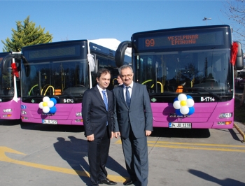 İstanbul A.Ş'den çevreci alım: 42 doğalgazlı otobüs hizmete hazır
