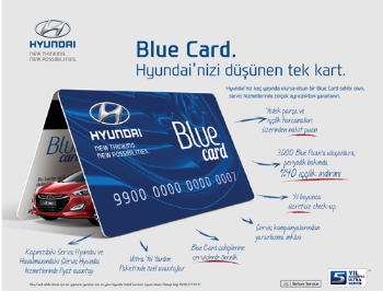 Hyundai'nin yeni yıldızı: Hyundai Blue Card