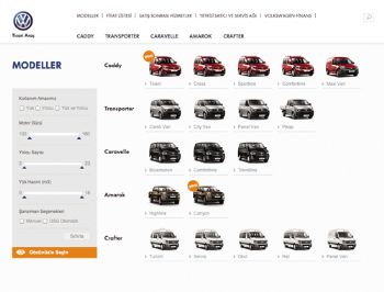 Volkswagen Ticari Araç'ın yeni web sitesi yayında