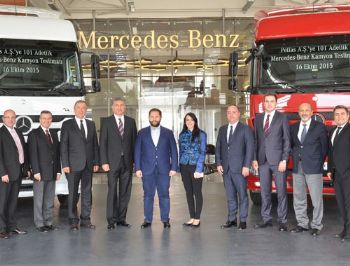 Mercedes-Benz'den Petlas'a 101 adetlik teslimat