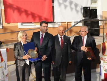 'OPET Tarihe Saygı Ortaokulu' törenle açıldı