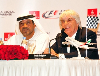 Emirates, Formula 1 küresel ortaklık anlaşmasıyla vites yükseltiyor