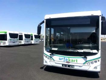 Şanlıurfa'ya 18 adet Allison donanımlı otobüs