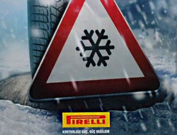 Pirelli müşterileri yağan karda kış paketi hediyelerini kullandı