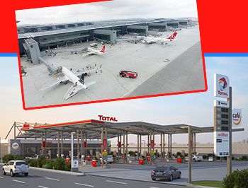 İstanbul Yeni Havalimanı’nın akaryakıt istasyonu TOTAL olacak