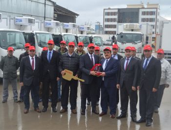 Anadolu Isuzu'dan 38 adet kamyon teslimatı
