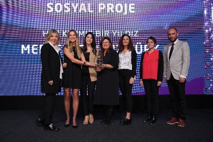 Her Kızımız Bir Yıldız projesi Sürdürülebilir İş Ödülüne layık görüldü